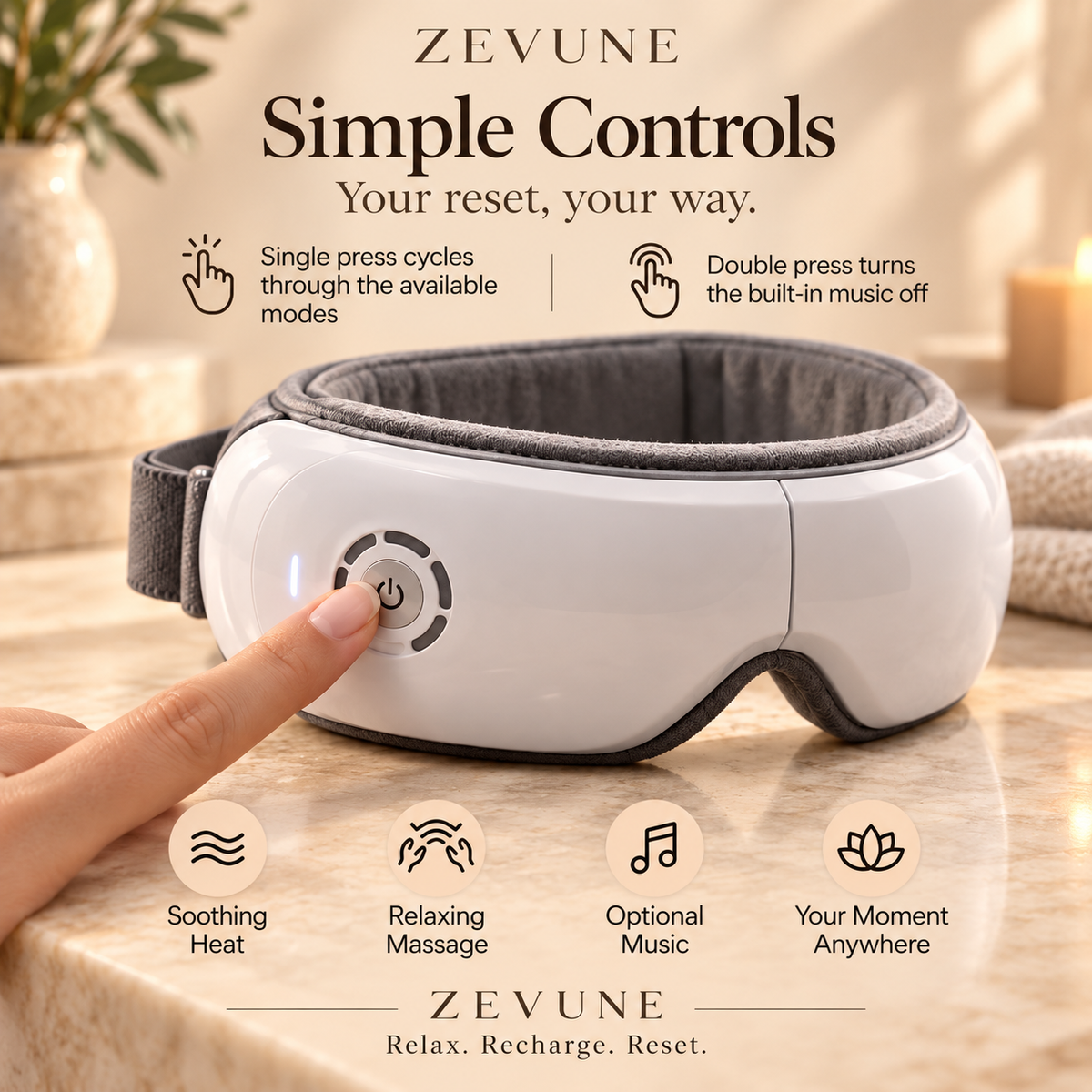 EyeReset™ Heated Eye Massager